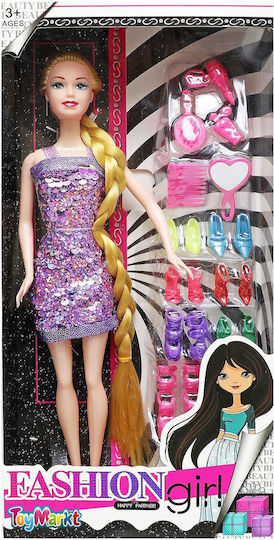 ToyMarkt Fashion Κούκλα Παπούτσια Διάφορα 29εκ. (Διάφορα Σχέδια) 1τμχ
