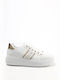 Ligglo Femei Sneakers White / Gold