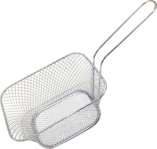 Tpster Frittierkorb Servierkorb Metallisch mit Abmessungen 10x8.5x6.5cm 1Stück