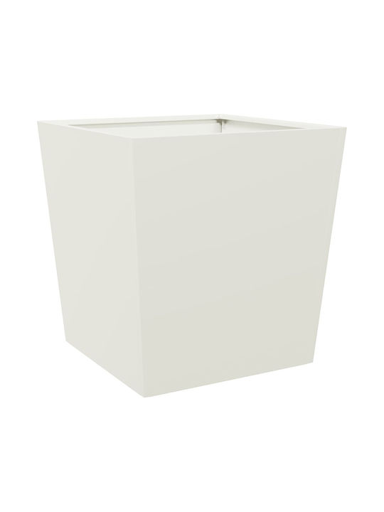 vidaXL Planter Box 50x50cm White 851068