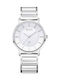 Bering Time Women's Watch Solar with Silver Ceramic Bracelet