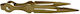 Mr.shisha Blade Gold Hookah Tongs