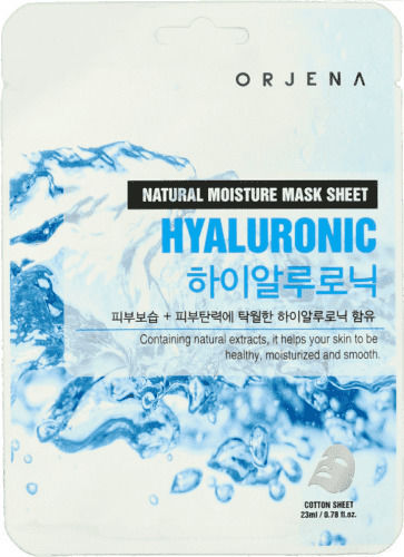 Orjena Hyaluronic Natural Moisture Mask Sheet 23ml Ενυδατική Μάσκα Φύλλου