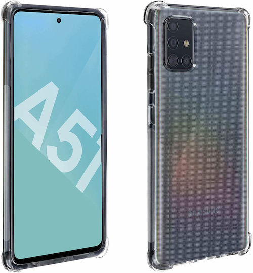 Akashi Back Cover Silicon Transparent (Galaxy A51)