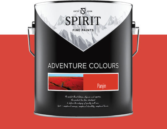 Spirit Panjin Wandfarbe 2,5l 12 – 15 m²/l Hervorragende Deckkraft Sehr Gute Farbbeständigkeit Abwaschbar