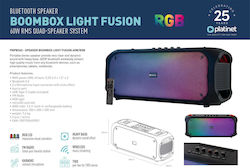 Platinet Boombox Light Fusion Bluetooth 60W up to 8 hours Black Platinet Boombox Light Fusion Bluetooth 60W up to 8 hours Black