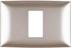 Elmark Lecce Schalterrahmen 1-fach in Gold Farb...