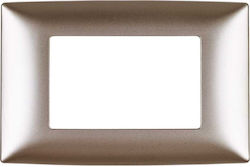 Elmark Lecce Schalterrahmen 4-fach in Gold Farb...