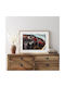 Walls Steering Wheel Rahmen Holz natural frame 20x15cm