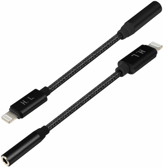 Avizar Lightning Konverter männlich zu 3.5mm weiblich 1 Stück ADA-HL103-BK