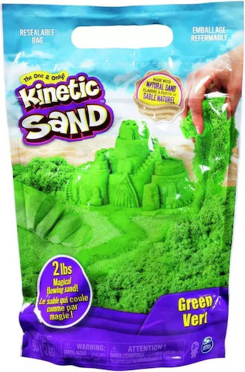 Spin Master Играчка за Строене с Пясък Kinetic Sand Зелена за Деца 3+ Години