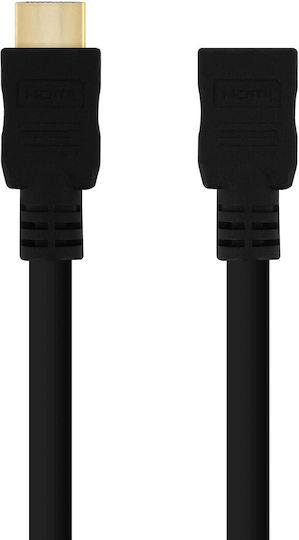 LinQ HDMI-Kabel männlich - HDMI-Buchse 1,5m Schwarze