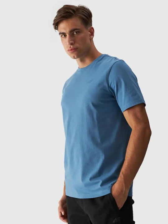 4F Men's Short Sleeve T-shirt Blue