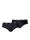 Dobotex Βαμβακερά Γυναικεία Slip 2Pack Μαύρα