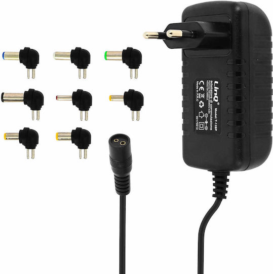 LinQ Universal Τροφοδοτικό 24V με Ισχύ 150W με σετ βυσμάτων (T-128P)