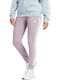 Essentials 3-stripes Jogginghose Ausgestellt Vlies Lila