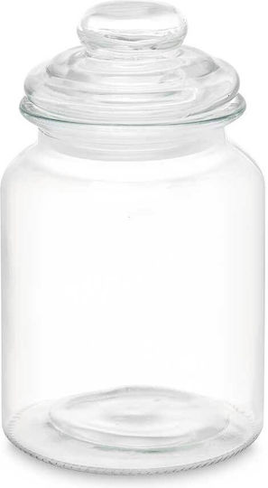 Arte Regal General Use Glass Jar with Lid Transparent 900ml