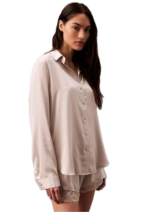 Calvin Klein Set Pijamale pentru Femei Ivory Coast