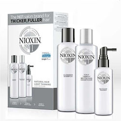 Nioxin Kit System 1 Σετ Θεραπείας Μαλλιών κατά της Τριχόπτωσης 3τμχ Nioxin Kit System 1 Σετ Θεραπείας Μαλλιών κατά της Τριχόπτωσης 3τμχ