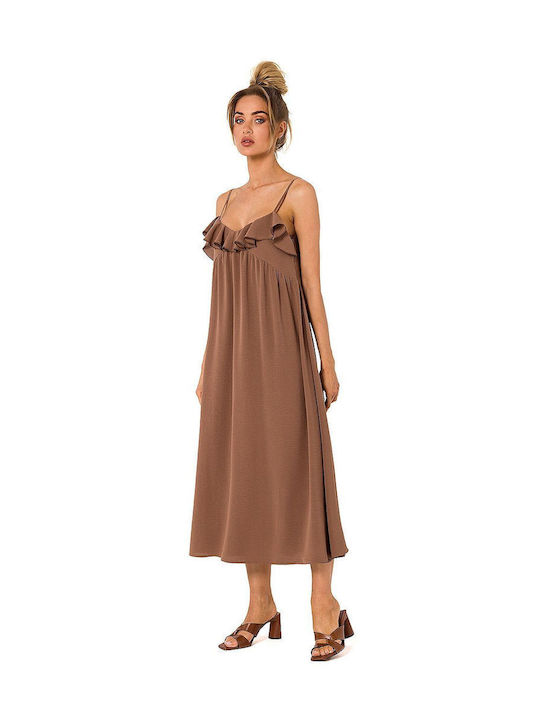 MOE Midi Dress Brown