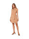 MOE Kleid Beige