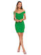 MOE Mini Evening Dress Green