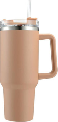 Thermos Strohhalmgriff 1,2l Braun