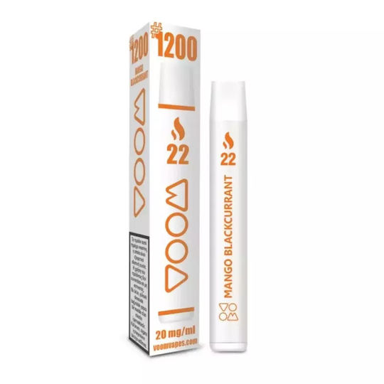 Voom Labs Einweg E-Zigarette 1200 Züge Mango 2ml 20mg