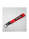 Volvo Red-Black Fabric Keychain