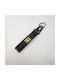 Agip Black Fabric Keychain