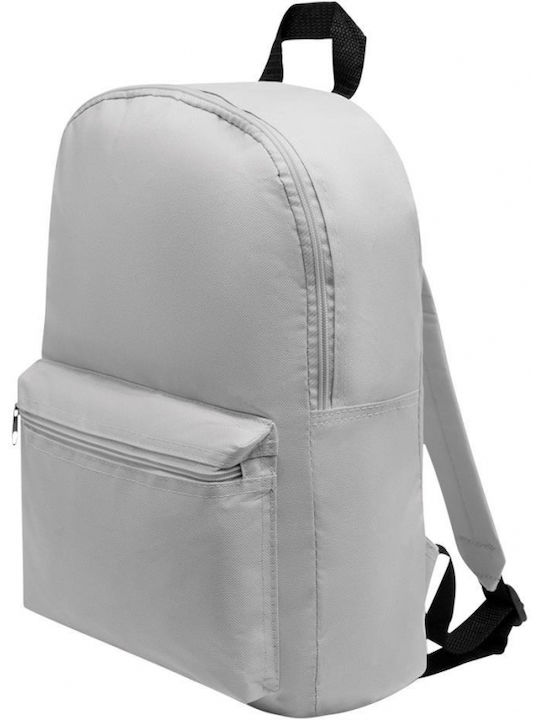 Backpack with Front Pocket Grey 39.5x30x10.5 cm