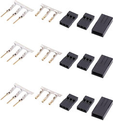 ProtonRC JR Integrated Male Female Connector for RC ( 5 pairs )