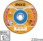 Ingco MCD162301 Cutting Disc Metal Hole Diameter 230mm 1pcs