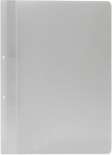 Ντοσιέ Α4 Έλασμα & Τρύπες Λευκό A&g 22868