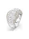 Swarovski Sublima Γυναικείο Δαχτυλίδι με Πέτρες από Ατσάλι