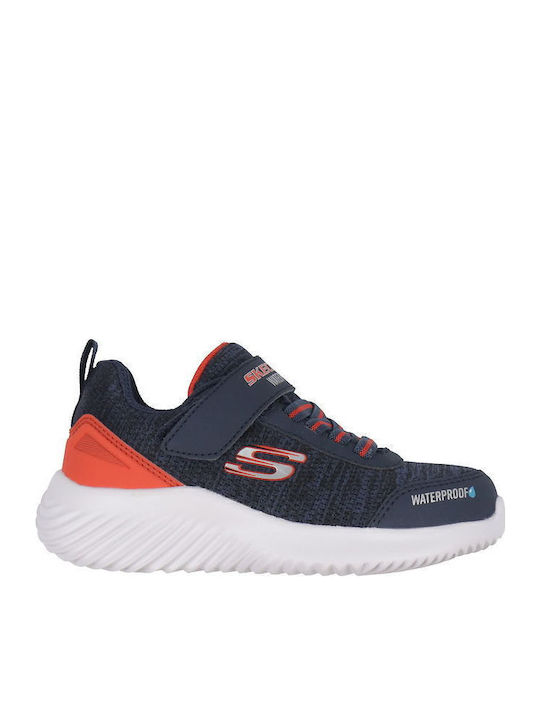 Skechers Kids Sneakers with Scratch Blue