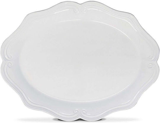 Hermia Serving Platter Oval White 41x32cm