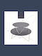 Kitchen Craft Rechteckig Serviertablett mit Griffen in Gray Farbe 31x31x18cm 35.04154 1Stück