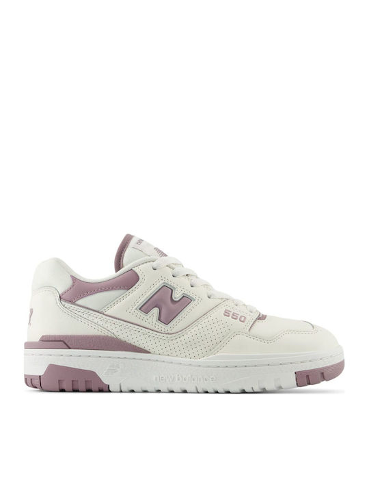 New Balance 550 Women's Sneakers White Rose