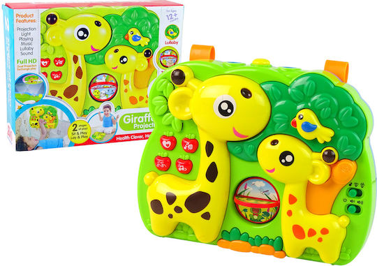 Lean Toys Mobile for Cot with Music and Projector for 0++ Months
