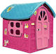 Lean Toys Παιδικό Σπιτάκι Κήπου Ροζ 113x111x120εκ.