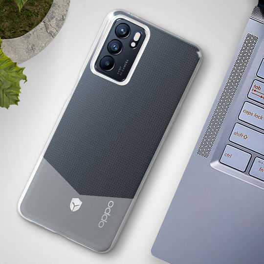 Case Oppo Reno 6 5g Tryax Fall Protection System Force Case Pure Transparent