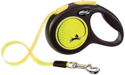Flexi Leine New Classic L Band 5m Bis zu 50kg Neon Gelb Flexi Leine New Classic L Band 5m Bis zu 50kg Neon Gelb
