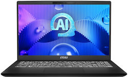 MSI Modern 15 H AI C1MG-013PL 15.6" FHD (Ultra 5-125H/16GB/512GB SSD + 512GB SSD/W11 Home) (International English Keyboard)