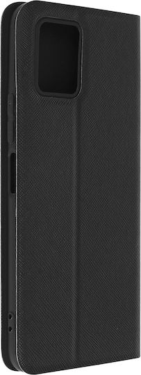 Vivo Y01 Faux-leather Case Video Stand Rigid Back Bigben Black