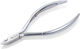 Activeshop Πενσάκι Επωνυχίων Inox Ενός Ελατηρίου 11.5εκ. με Πάχος Λεπίδας 4mm