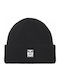 Mid Icon Patch Beanie Unisex Σκούφος Πλεκτός σε Μαύρο χρώμα