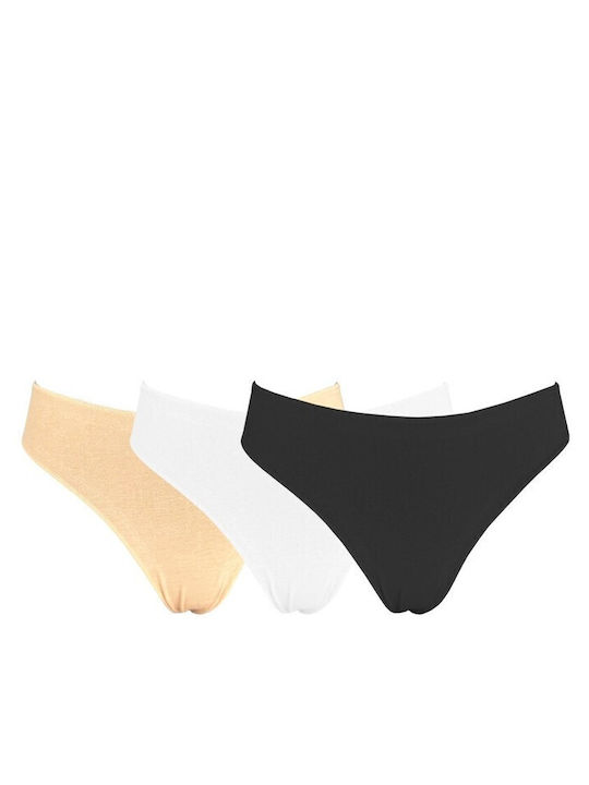 Damen Slip 3Pack Colorful