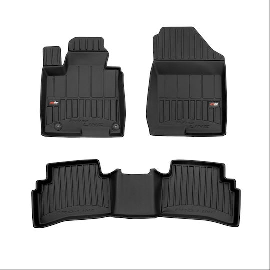 Frogum Set of Front and Rear Mats 2pcs for Mercedes-Benz Actros 2007-2011 Black