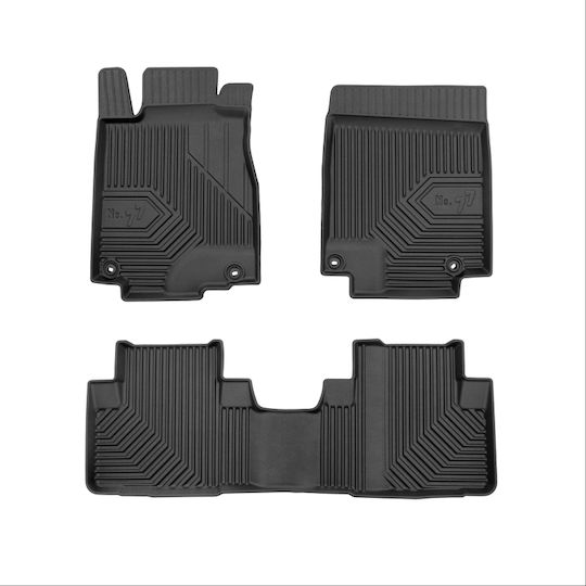 Frogum Set of Front and Rear Mats 4pcs for Hyundai IONIQ 2022 Black